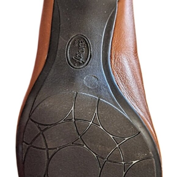 Eurosoft Women's Beatrice Leather 3" Heels Leaf Brown Size 10M New Other - Picture 8 of 11